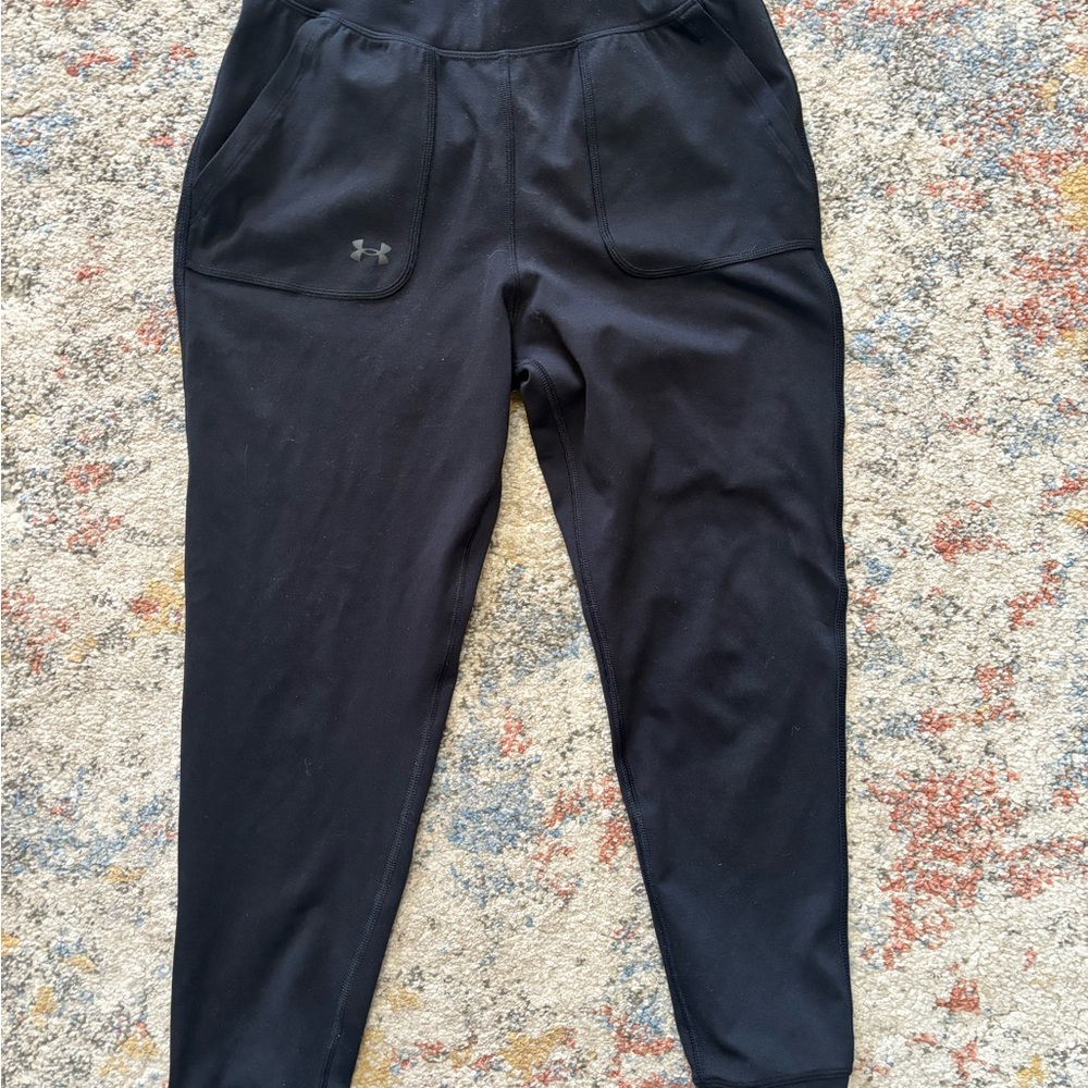Under Armour Jet Black Performance Leggings